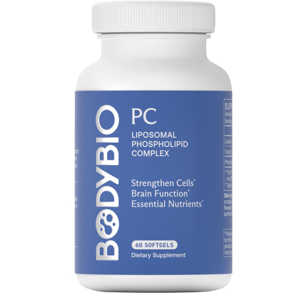 PC | Complex of Phospholipids - 60, 100 & 300 Softgels Oral Supplements BodyBio 60 Capsules 