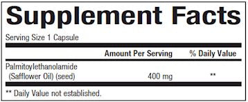 PEA (Palmitoylethanolamide) | For Pain & Discomfort | 400mg - 90 Capsules Oral Supplements BioClinic Naturals 