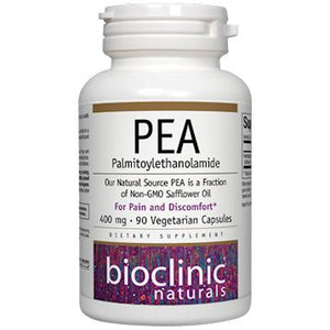 PEA (Palmitoylethanolamide) | For Pain & Discomfort | 400mg - 90 Capsules Oral Supplements BioClinic Naturals 