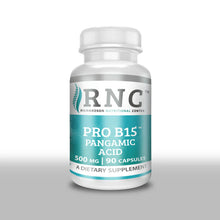 Load image into Gallery viewer, Pro-B15™ | Pangamic Acid | 500mg - 90 Capsules Oral Supplements RNC (Richardson Nutritional Center) 