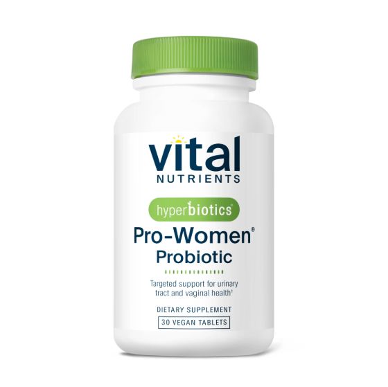 PRO-Women Probiotic | Targeted Support for Urinary Tract & Vaginal Health - 30 & 60 Tablets Oral Supplement Hyperbiotics 30 Capsules 