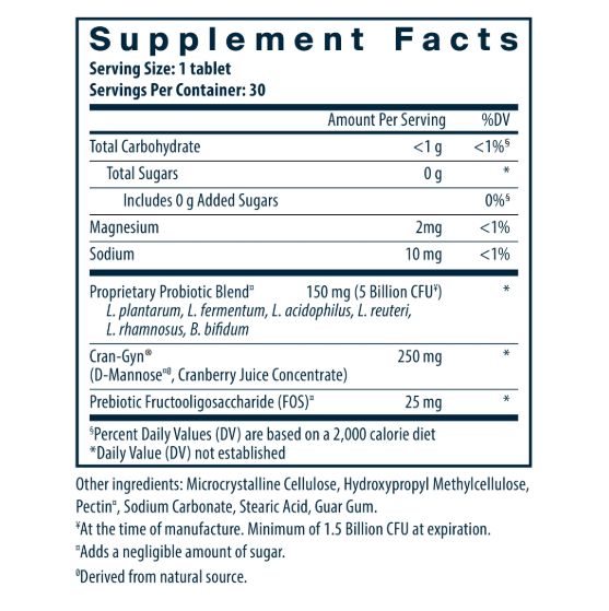 PRO-Women Probiotic | Targeted Support for Urinary Tract & Vaginal Health - 30 & 60 Tablets Oral Supplement Hyperbiotics 