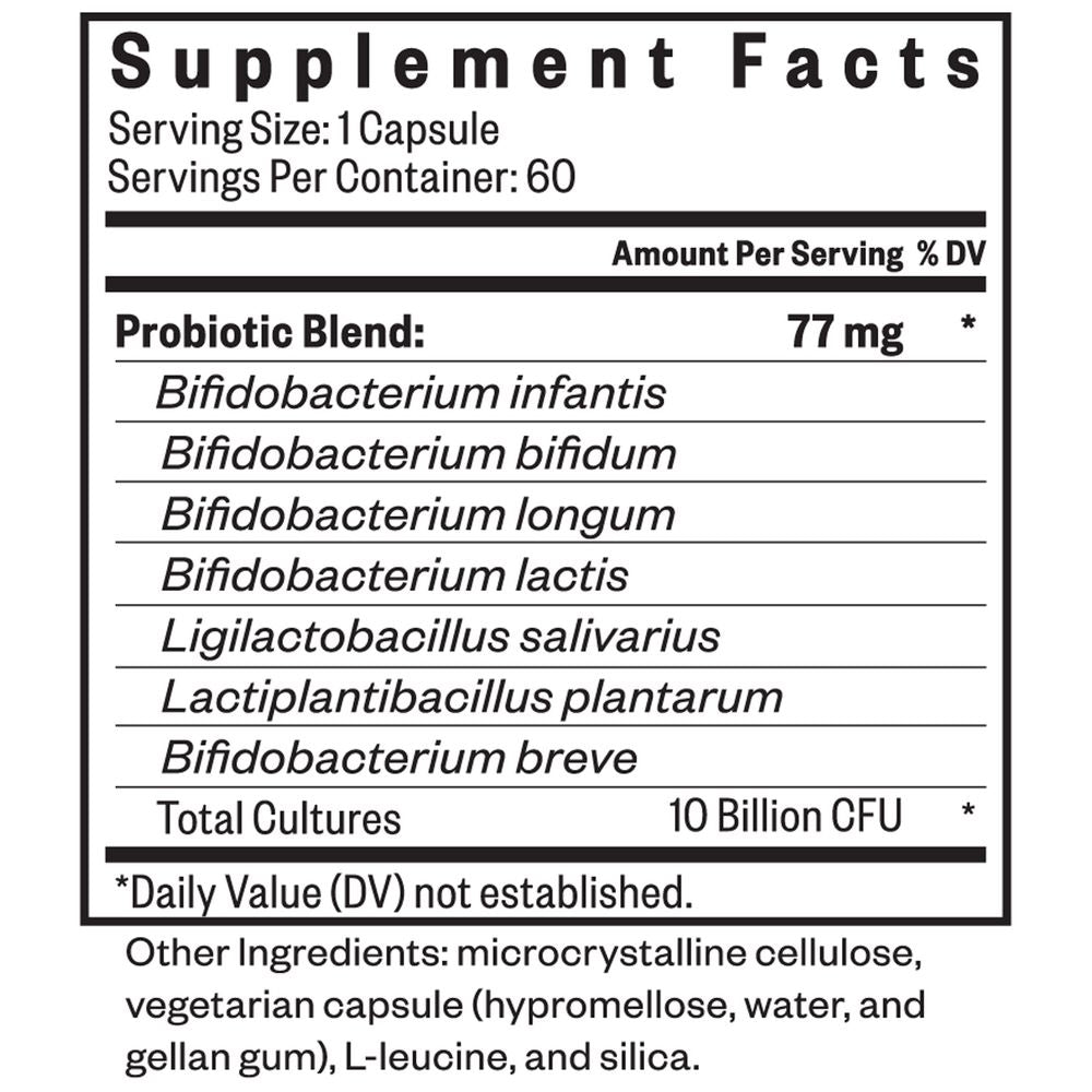 ProBiota HistaminX | Histamine Friendly Probiotics | 10 Billion CFU - 60 Capsules Oral Supplements Seeking Health 