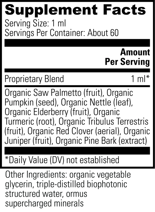 Prostate Health | Plant-Based Blend - 2 fl oz Oral Supplements Global Healing 