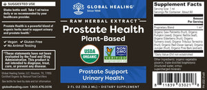 Prostate Health | Plant-Based Blend - 2 fl oz Oral Supplements Global Healing 
