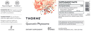 Quercetin Phytosome - 60 caps Oral Supplements Thorne 