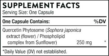 Quercetin Phytosome - 60 caps Oral Supplements Thorne 