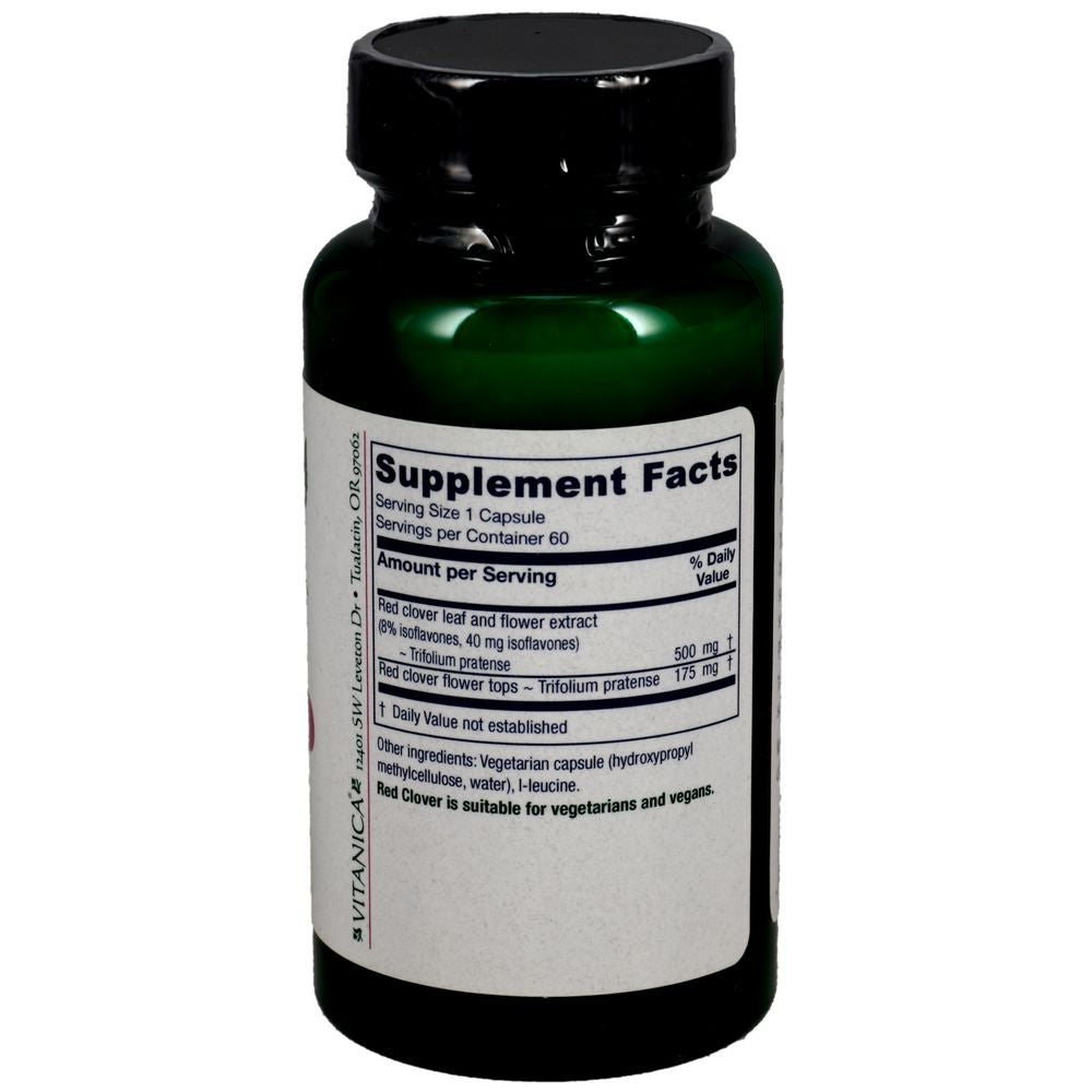 Red Clover | Leaf and Flower Extract - 60 Capsules Oral Supplements Vitanica 