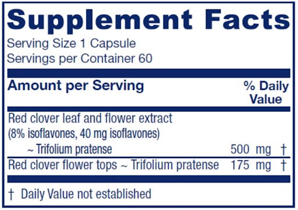 Red Clover | Leaf and Flower Extract - 60 Capsules Oral Supplements Vitanica 