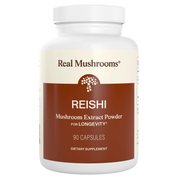 Reishi Mushroom Extract | Organic | Immune Support & Longevity - 90 Capsules Oral Supplements Real Mushrooms 