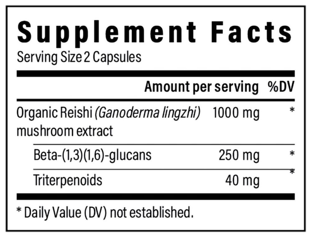 Reishi Mushroom Extract | Organic | Immune Support & Longevity - 90 Capsules Oral Supplements Real Mushrooms 