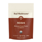 Reishi Mushroom Extract Powder | Organic | Immune Support & Longevity - 45 grams Oral Supplements Real Mushrooms 