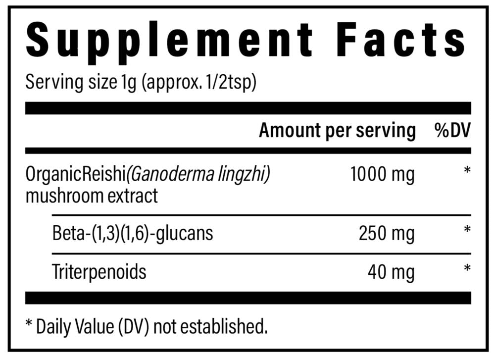 Reishi Mushroom Extract Powder | Organic | Immune Support & Longevity - 45 grams Oral Supplements Real Mushrooms 