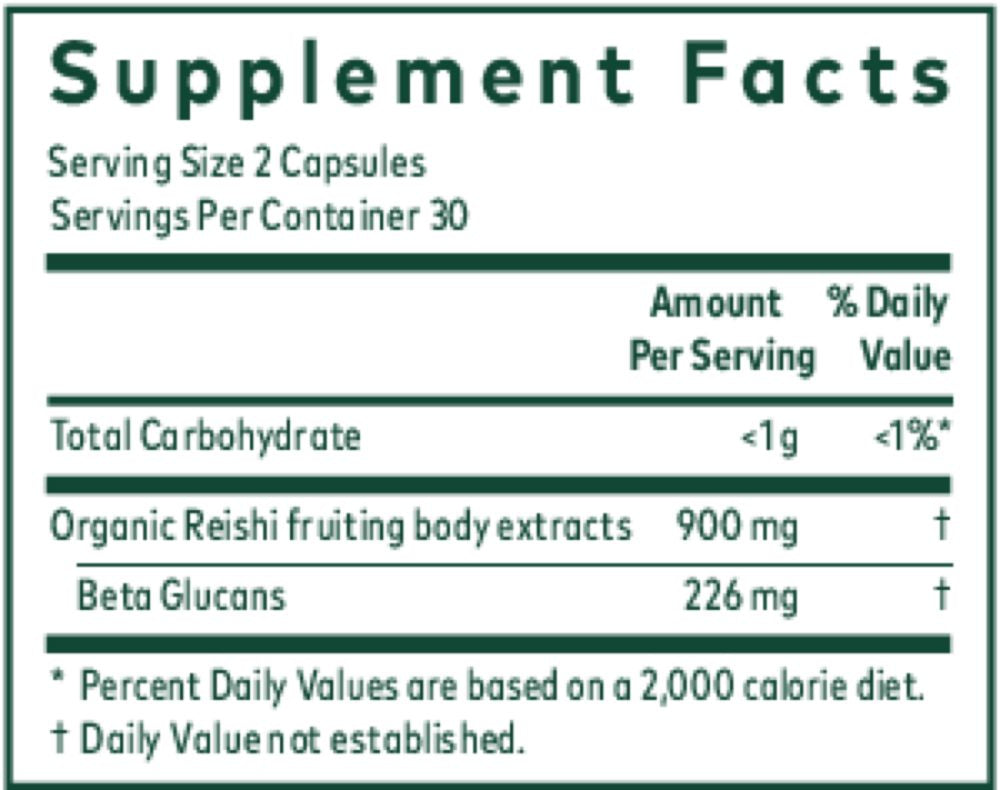 Reishi Mushroom | Immune & Longevity Support - 60 Capsules Oral Supplements Gaia Herbs 