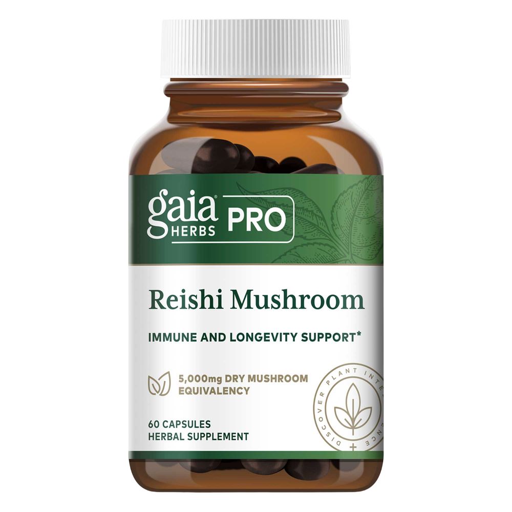 Reishi Mushroom | Immune & Longevity Support - 60 Capsules Oral Supplements Gaia Herbs 