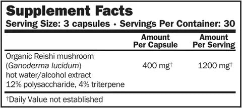 Reishi Super Strength | Full Spectrum Extract - 90 Capsules Oral Supplements Mushroom Science 