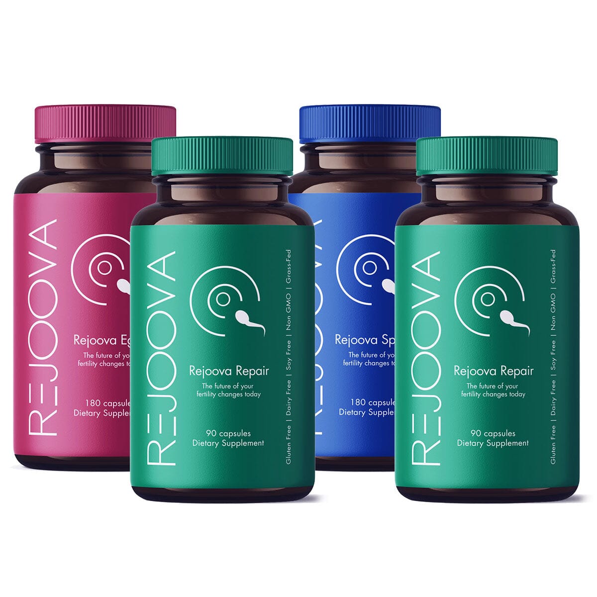 Rejoova Fertility Bundle for Couples - 4 Items Oral Supplements Rejoova 