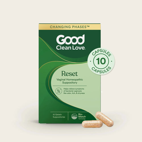 Reset Homeopathic Vaginal Suppository (formerly BiopHresh®) - 10 Suppositories Suppository Good Clean Love 