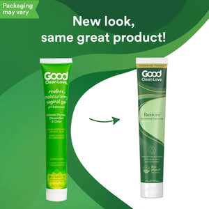 Restore® Moisturizing Vaginal Gel | pH-Balanced | 2 fl oz - 15 Applications Topical Application Good Clean Love 