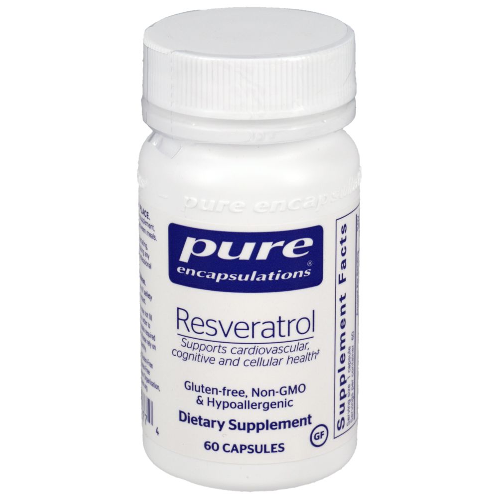 Resveratrol | Supports Cardiovascular, Cognitive & Cellular Health - 60 & 120 Capsules Oral Supplements Pure Encapsulations 60 Capsules 