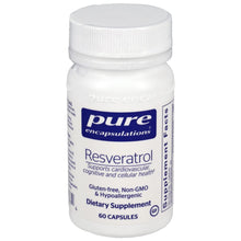 Load image into Gallery viewer, Resveratrol | Supports Cardiovascular, Cognitive &amp; Cellular Health - 60 &amp; 120 Capsules Oral Supplements Pure Encapsulations 60 Capsules 