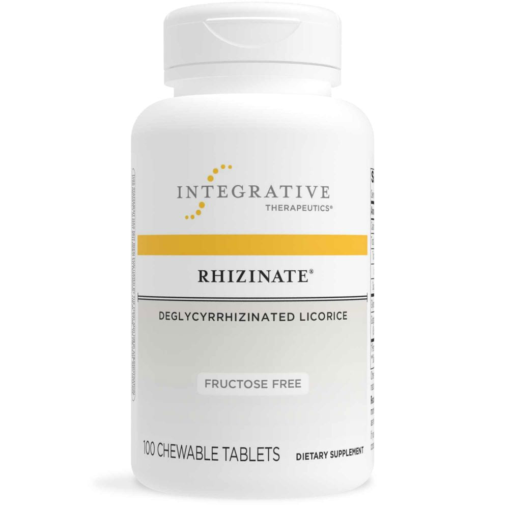 Rhizinate Fructose Free - 100 Chewable Tablets Oral Supplements Integrative Therapeutics 