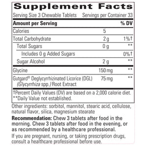 Rhizinate Fructose Free - 100 Chewable Tablets Oral Supplements Integrative Therapeutics 