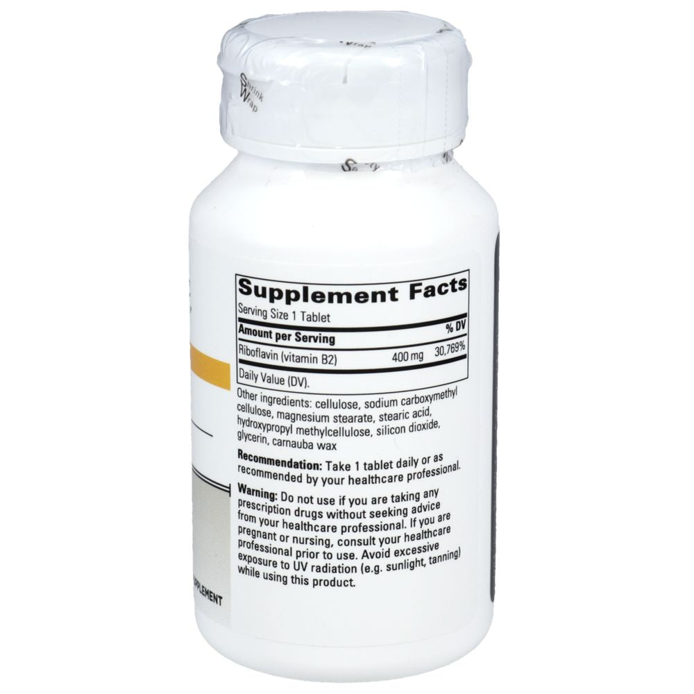 Riboflavin | Vitamin B2 | 400mg - 30 Tablets Oral Supplements Integrative Therapeutics 
