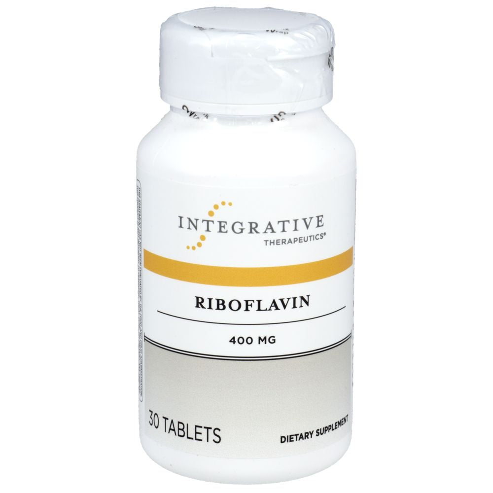 Riboflavin | Vitamin B2 | 400mg - 30 Tablets Oral Supplements Integrative Therapeutics 