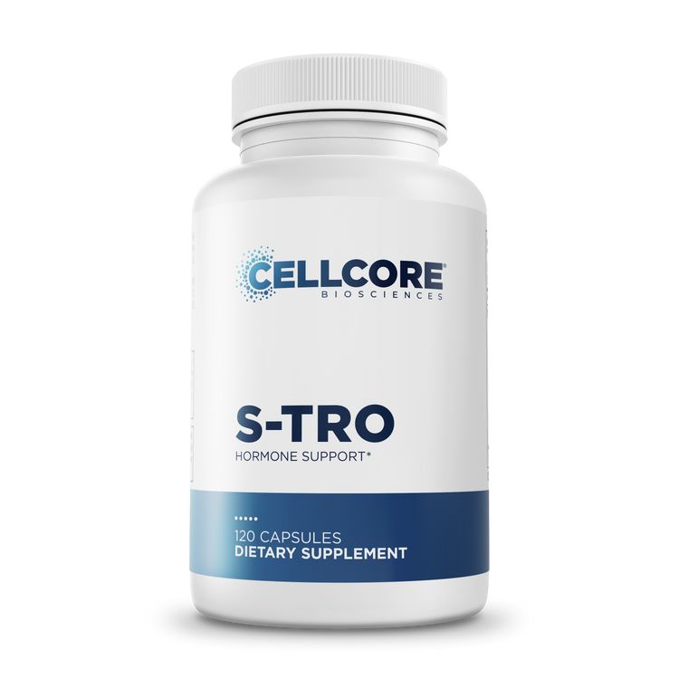 S-TRO | Hormone Support - 120 Capsules Oral Supplements CellCore 