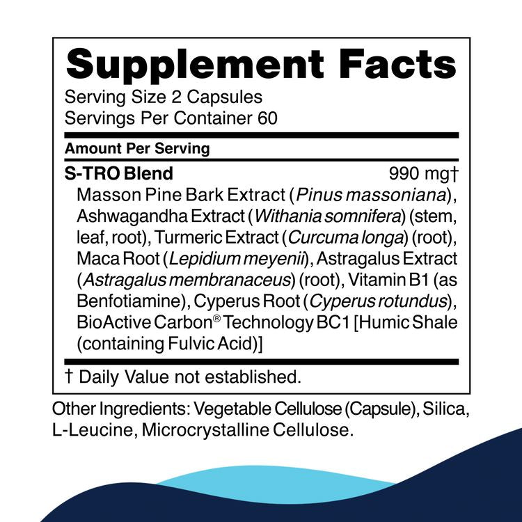 S-TRO | Hormone Support - 120 Capsules Oral Supplements CellCore 