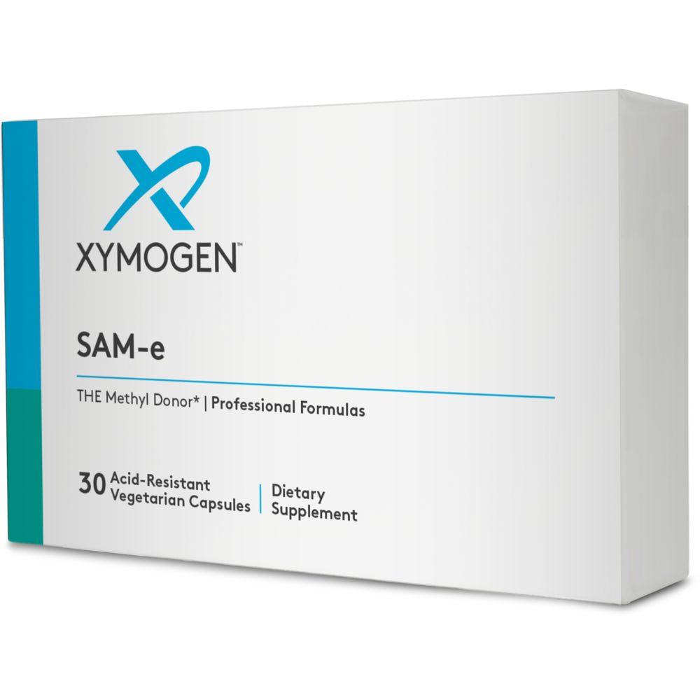 SAMe (SAM-e) | THE Methyl Donor | 200mg - 30 Acid Resistant Capsules Oral Supplements Xymogen 