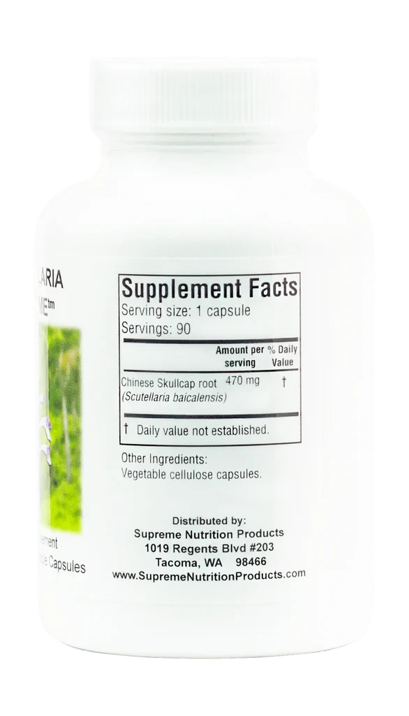 Scutellaria Supreme™ | Chinese Skullcap - 90 Capsules Oral Supplements Supreme Nutrition Products 
