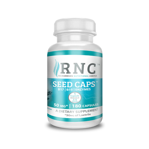 Seed Caps™ | B17 | B15 | Mega Enzymes | 50mg - 100 Capsules Oral Supplements RNC (Richardson Nutritional Center) 