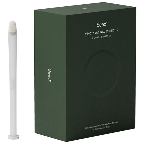 Seed VS-01™ Vaginal Synbiotic Starter Kit - 8 Vaginal Tablets & Applicators Suppository Seed 