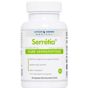 Serrétia | Pure Serrapeptase - 60 Capsules Oral Supplements Arthur Andrew 