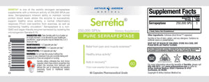 Serrétia | Pure Serrapeptase - 60 Capsules Oral Supplements Arthur Andrew 