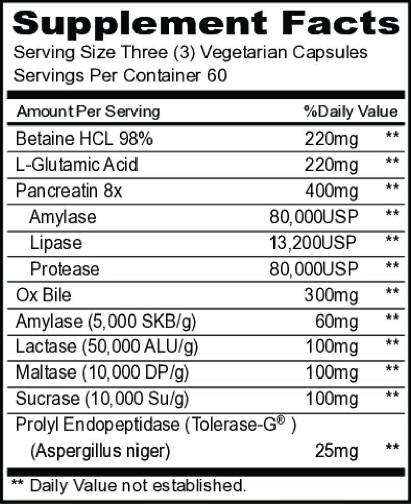 SIBOZyme - 180 Capsules Oral Supplements Priority One Vitamins 