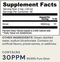 Load image into Gallery viewer, Silver | Cleanse - Advanced Alkaline Structured Silver | 35 ppm Solution - 16 oz Oral Supplements Ameo Life 