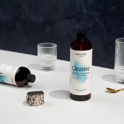 Silver | Cleanse - Advanced Alkaline Structured Silver | 35 ppm Solution - 16 oz Oral Supplements Ameo Life 