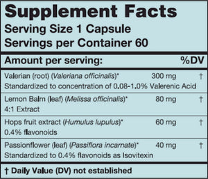 Sleep Formula | Synergistic Botanical Combination - 60 Capsules Oral Supplements Karuna 