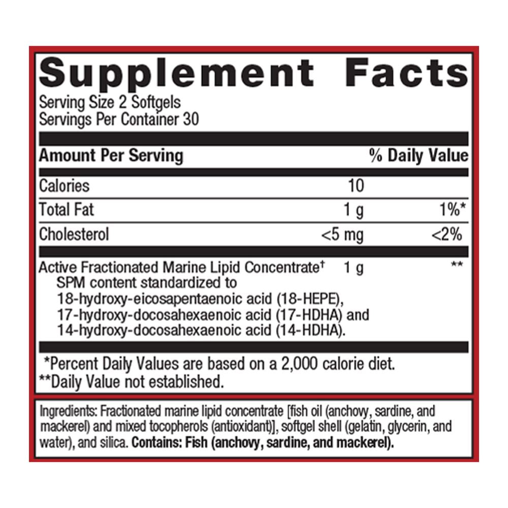 SPM Active | Body & Joint Soreness - 60 & 120 Softgels Oral Supplements Metagentics 