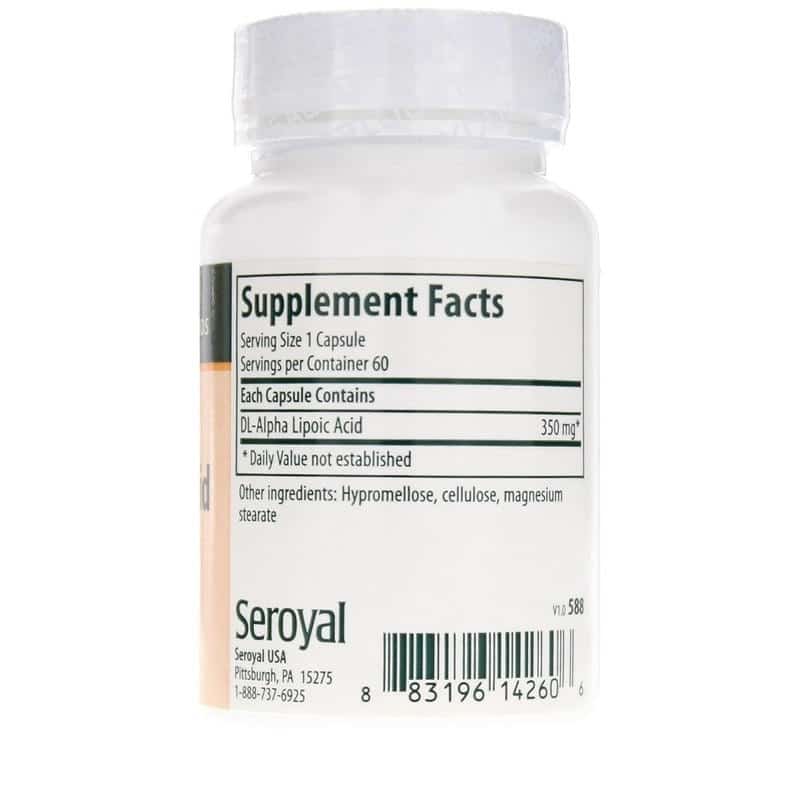 Super Lipoic Acid | Alpha Lipoic Acid - 60 Capsules Oral Supplements Genestra 