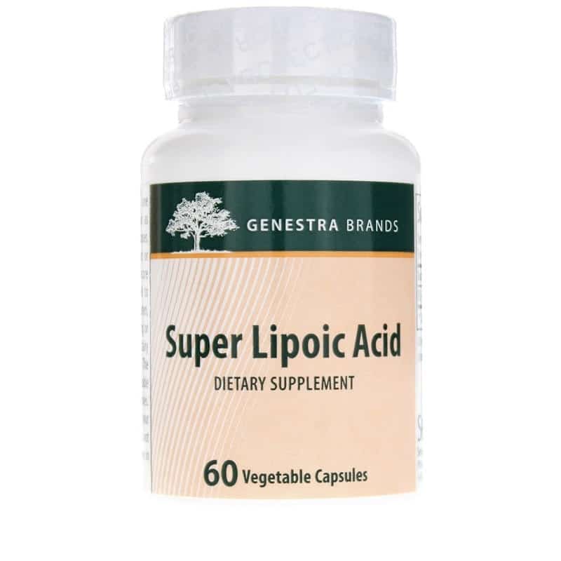 Super Lipoic Acid | Alpha Lipoic Acid - 60 Capsules Oral Supplements Genestra 