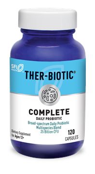 Ther-Biotic® Complete Probiotic | Daily Microbiome Support - 60 & 120 Capsules Oral Supplement Klaire Labs/SFI Health 120 Capsules 