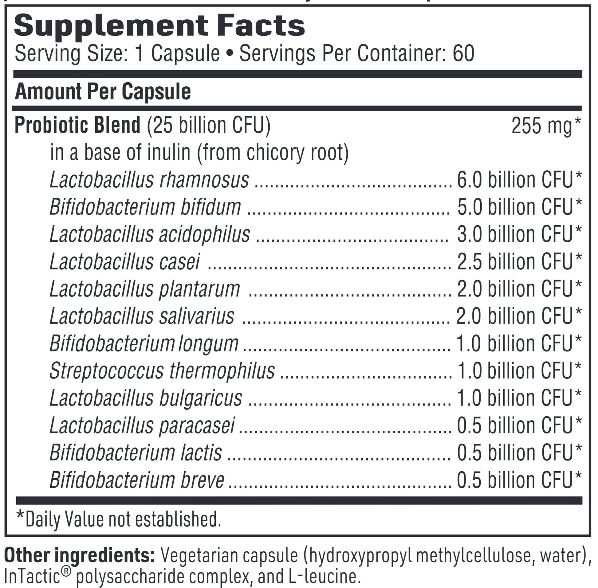 Ther-Biotic® Complete Probiotic | Daily Microbiome Support - 60 & 120 Capsules Oral Supplement Klaire Labs/SFI Health 