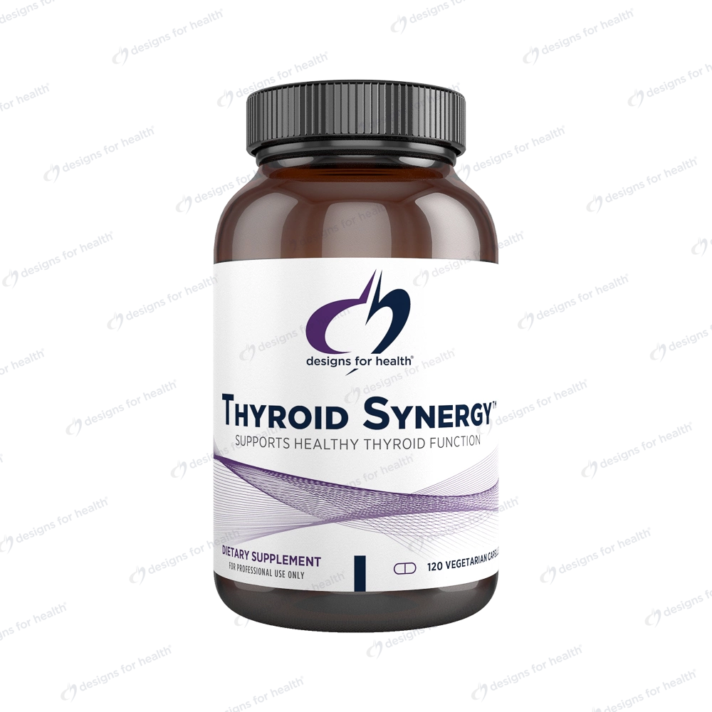 Thyroid Synergy™ | Thyroid Function Support - 120 Capsules Oral Supplements Designs For Health 