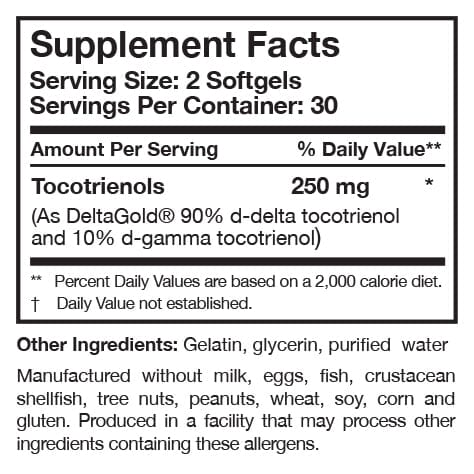 TocoPure D&G | 60 Softgels Researched Nutritionals 