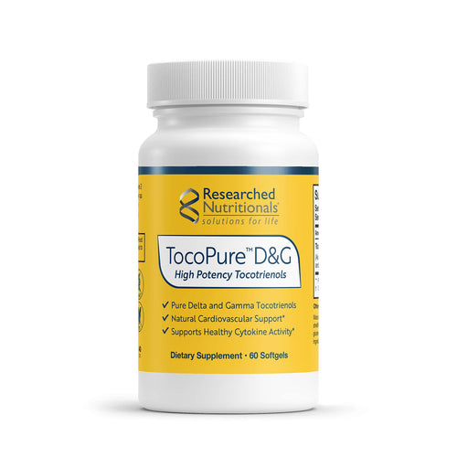 TocoPure D&G | 60 Softgels Researched Nutritionals 