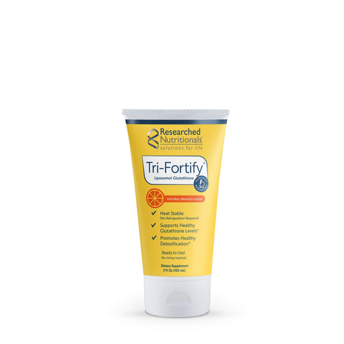 Tri-Fortify |Liposomal Glutathione| Orange Tube | 5oz Researched Nutritionals 